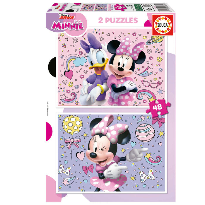 PUZZLE 2X48 MINNIE | EDUCA-BORRAS | 1 UNIDAD | 8412668196742