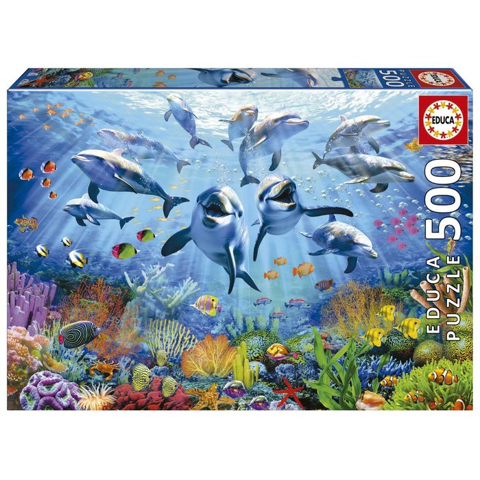 PUZZLE FIESTA BAJO EL MAR 500 PIEZAS | EDUCA-BORRAS | 1 UNIDAD | 8412668199019