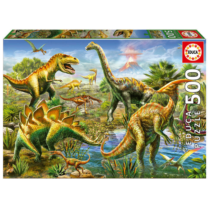 Puzzle 500 Piezas Patio Jurasico Educa Borras