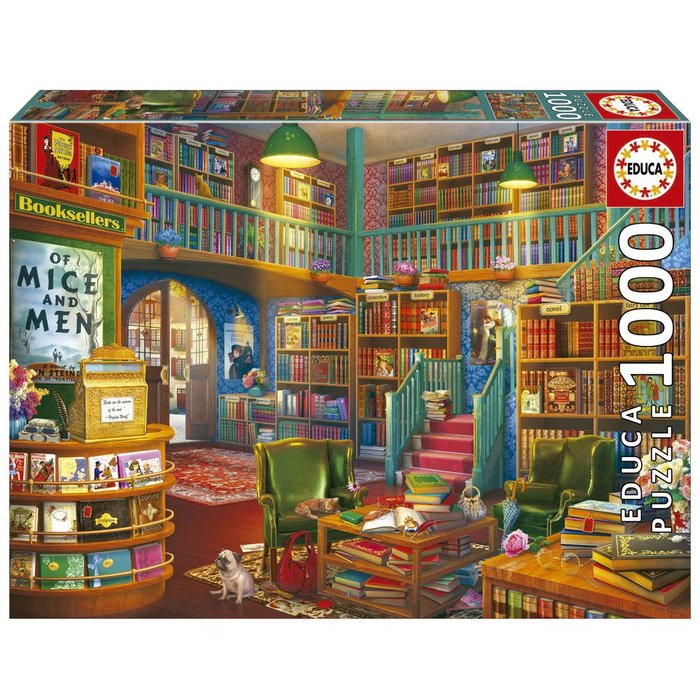 PUZZLE LIBRERIA 1000 PIEZAS | EDUCA-BORRAS | 1 UNIDAD | 8412668199255
