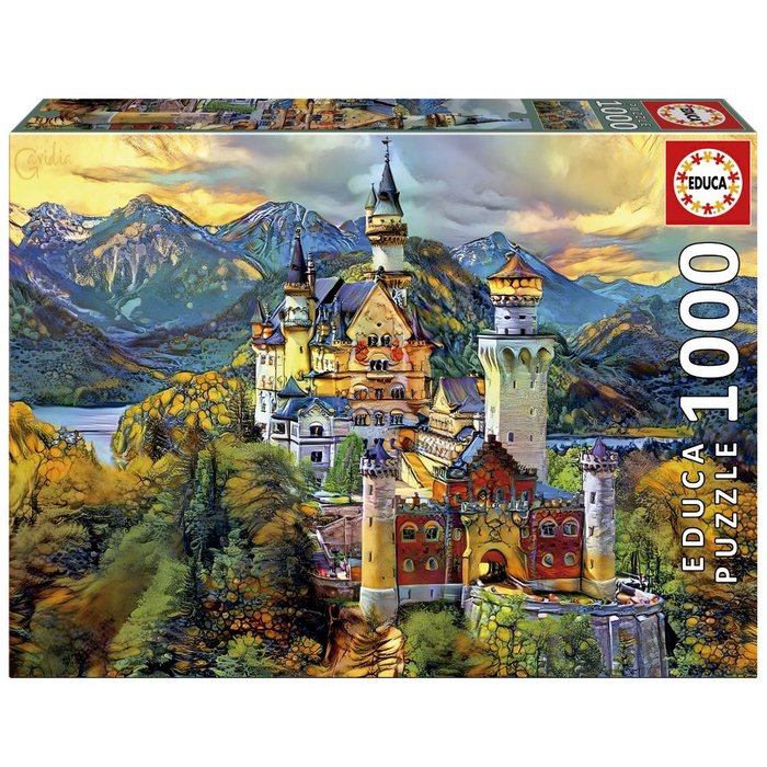 Puzzle Castillo de Neuschwanstein EDUCA Borras 1000 Piezas