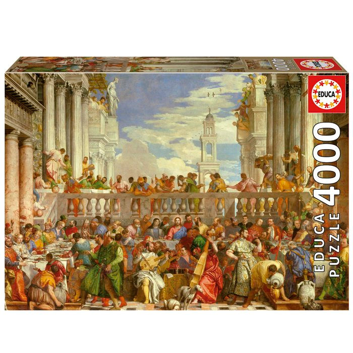 Puzzle 4000 Piezas Las Bodas de Cana Pablo Veronense Marca Educa Borras
