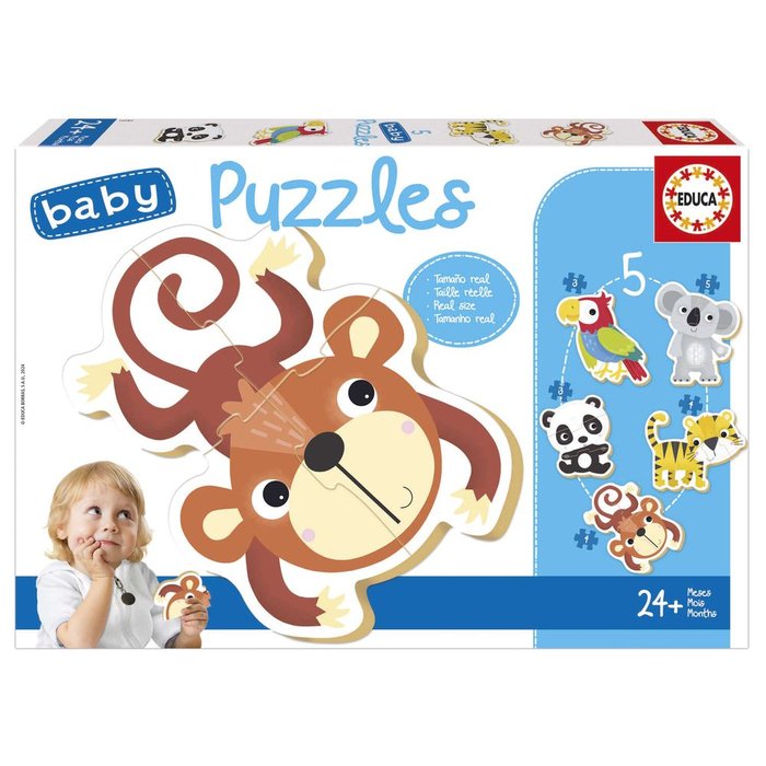 BABY PUZZLES FAUNA SALVAJE | EDUCA-BORRAS | 1 UNIDAD | 8412668199521 Imagen principal del producto