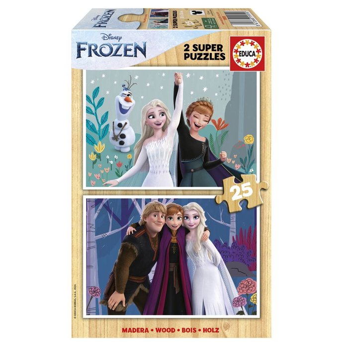 Puzzle Frozen 2x25 Piezas EDUCA-BORRAS Imagen principal del producto