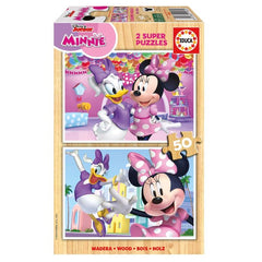 PUZZLE MINNIE 2X50 PIEZAS | EDUCA-BORRAS | 1 UNIDAD | 8412668199620