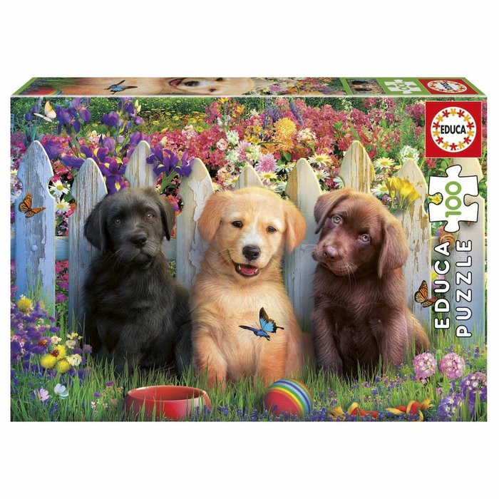 Puzzle Perritos 100 Piezas Educa-Borras