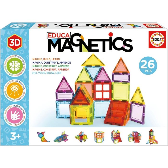 Educa Magnetics 26 Piezas Juego Educativo de Imantados Educa Borras Imagen principal del producto