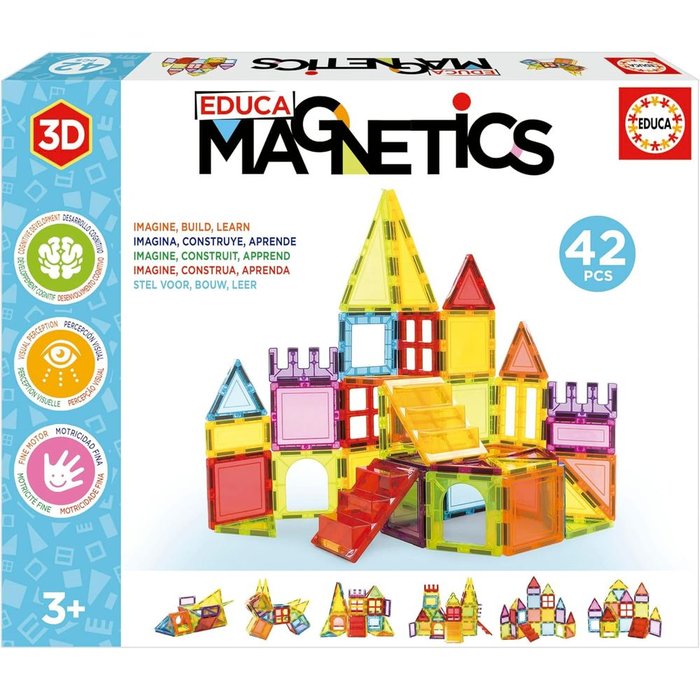 Educa Magnetics 42 Piezas Juguete educativo de imanes EDUCA-BORRAS Imagen principal del producto