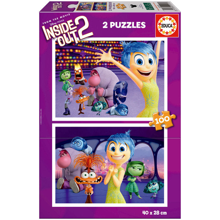 Puzzle Inside Out 2 2x100 Piezas Educa Borras