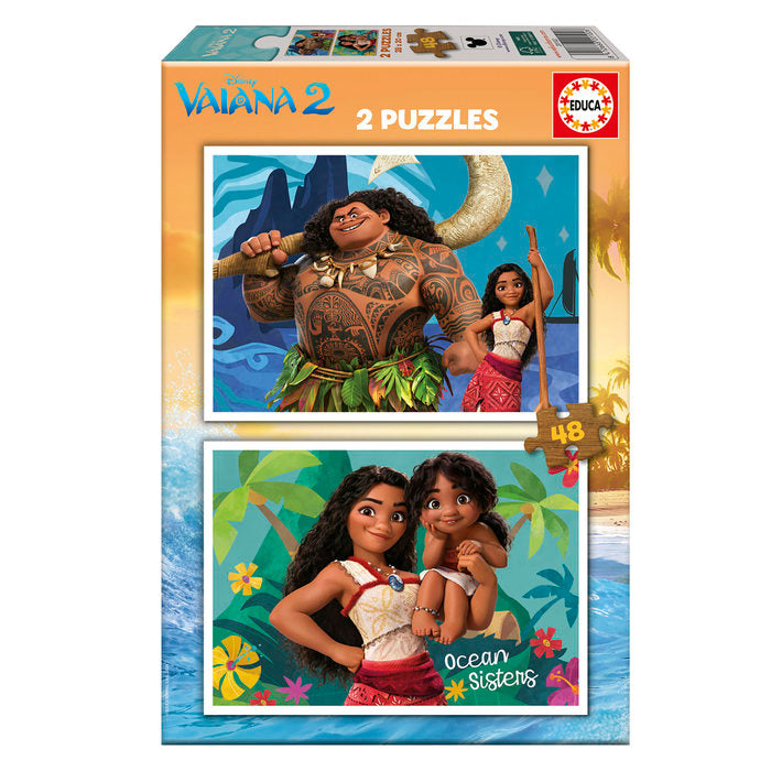 PUZZLE 2X48 PIEZAS VAIANA 2 | EDUCA-BORRAS | 1 UNIDAD | 8412668201026 Imagen principal del producto