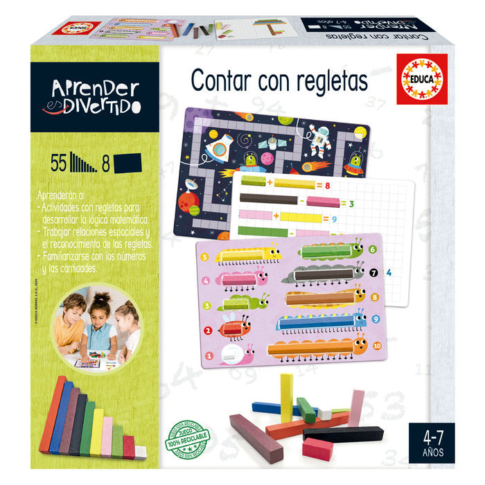 Contar con Regletas Aprender Es Divertido EDUCA BORRAS