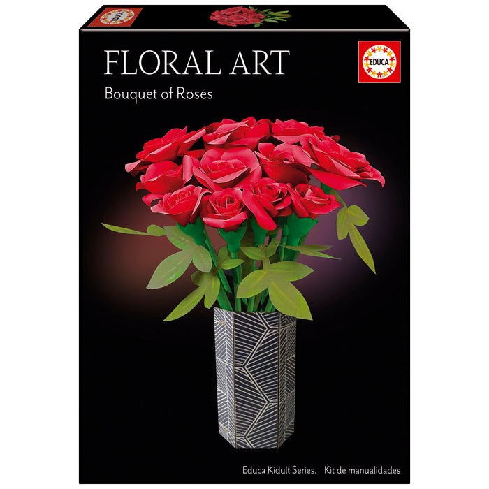 JUEGO RAMO ROSAS FLORAL ART | EDUCA-BORRAS | 1 UNIDAD | 8412668201392 Imagen principal del producto