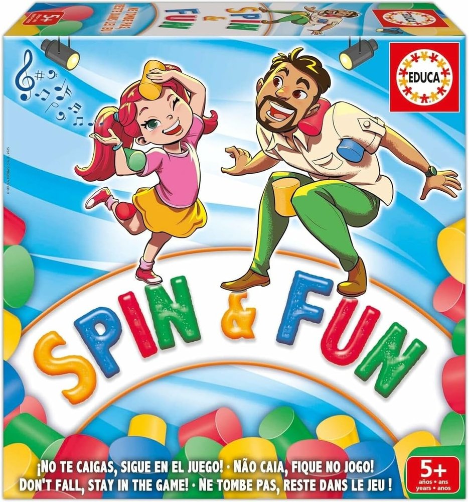 Juego de mesa Spin & Fun Educa Borras para niños más de 3 años