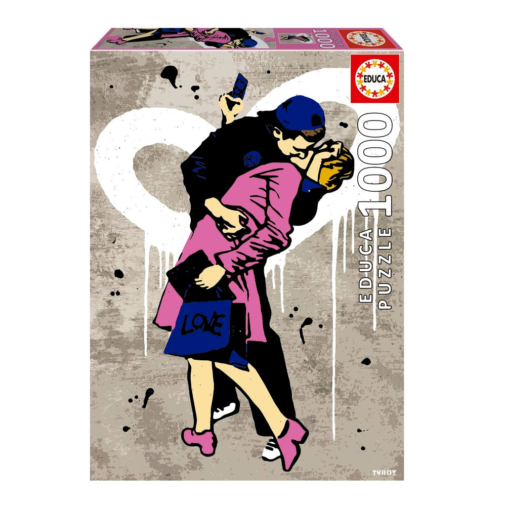 Puzzle 1000 Piezas El Beso TV Boy EDUCA-BORRAS