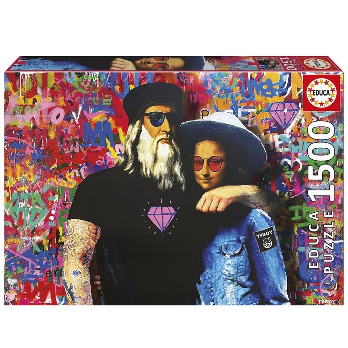 Puzzle 500 Piezas Leo y Lisa TV Boy EDUCA-BORRAS