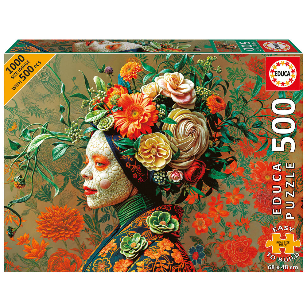 Puzzle 500 Piezas Plus Reina Lagarto Educa Borras