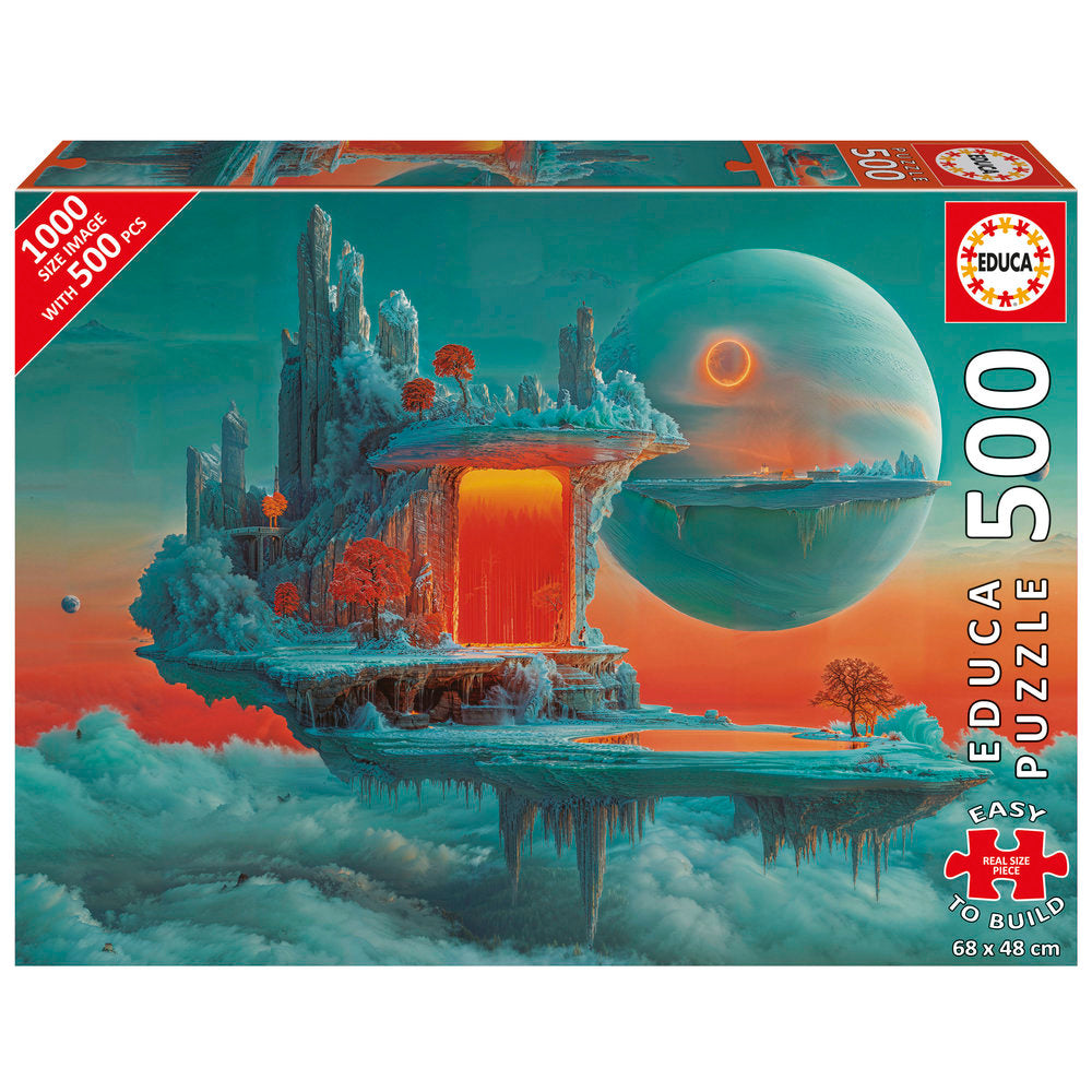 Puzle 500 Plus Planeta de Fuego y Hielo Educa-Borras Imagen principal del producto