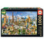 PUZZLE 1000 PIEZAS SIMBOLOS DE EUROPA MINATURE | EDUCA-BORRAS | 1 UNIDAD | 8412668202481