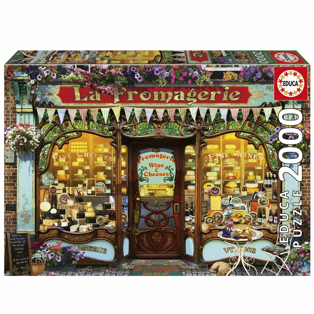 Puzzle 2000 Piezas La Tienda de Quesos Finos EDUCA-BORRAS