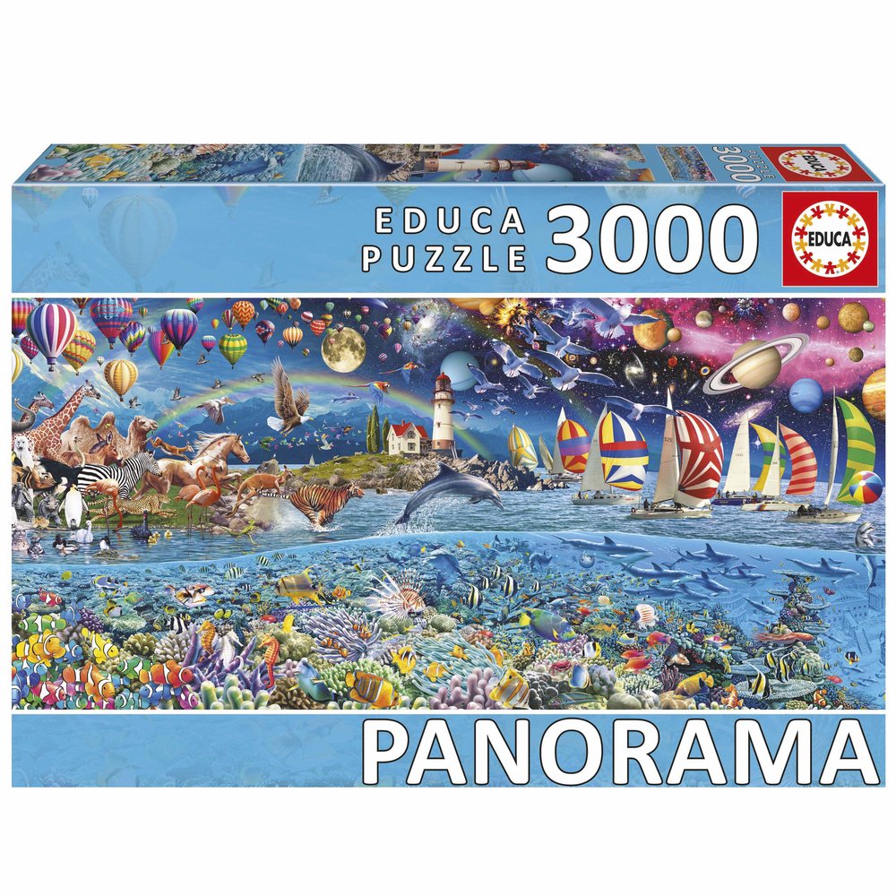 PUZZLE 3000 PIEZAS VIDA PANORAMA | EDUCA-BORRAS | 1 UNIDAD | 8412668202658