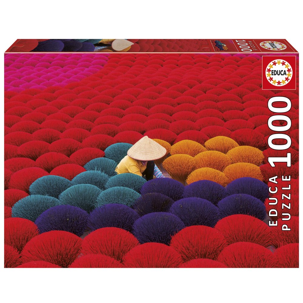 Puzzle 1000 Piezas Aldea del Incienso Vietnam EDUCA-BORRAS