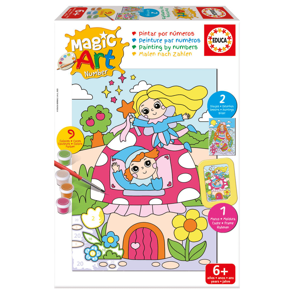 Magic Art Number - Fantasy +6 EDUCA-BORRAS Imagen principal del producto
