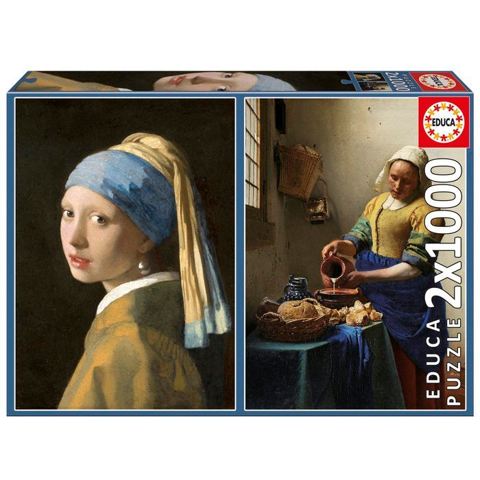PUZZLE 2X1000 PIEZAS VERMEER | EDUCA-BORRAS | 1 UNIDAD | 8412668203099