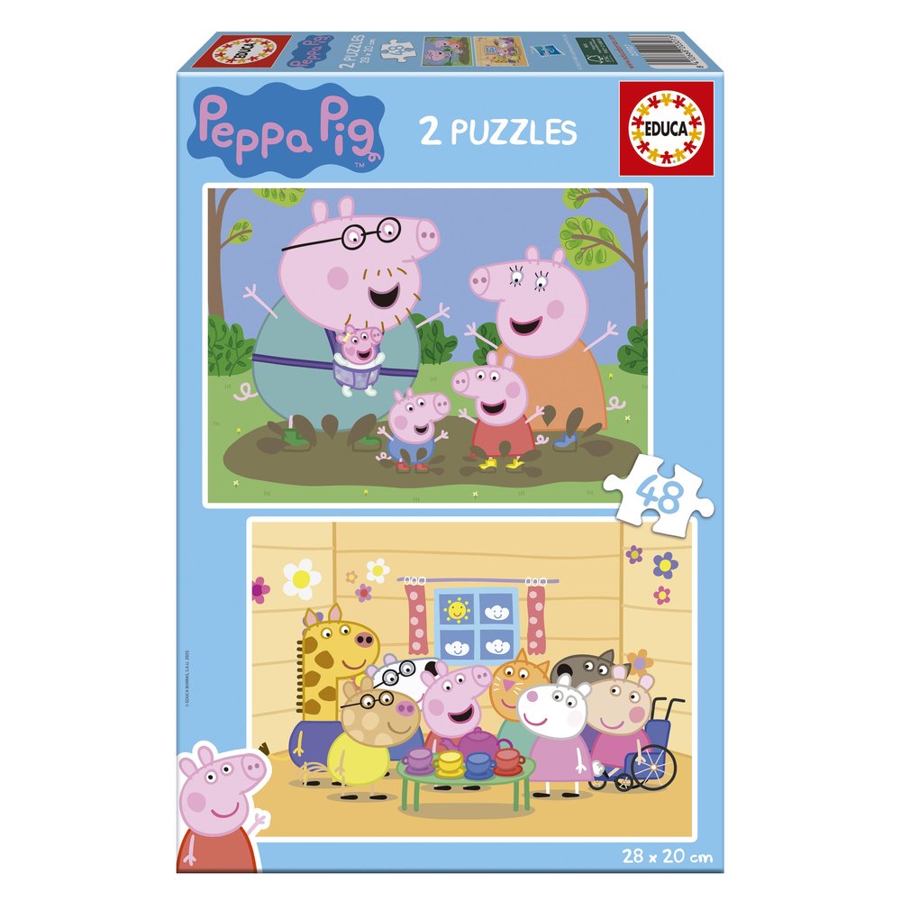 Puzzle 2x48 Piezas Peppa Pig EDUCA