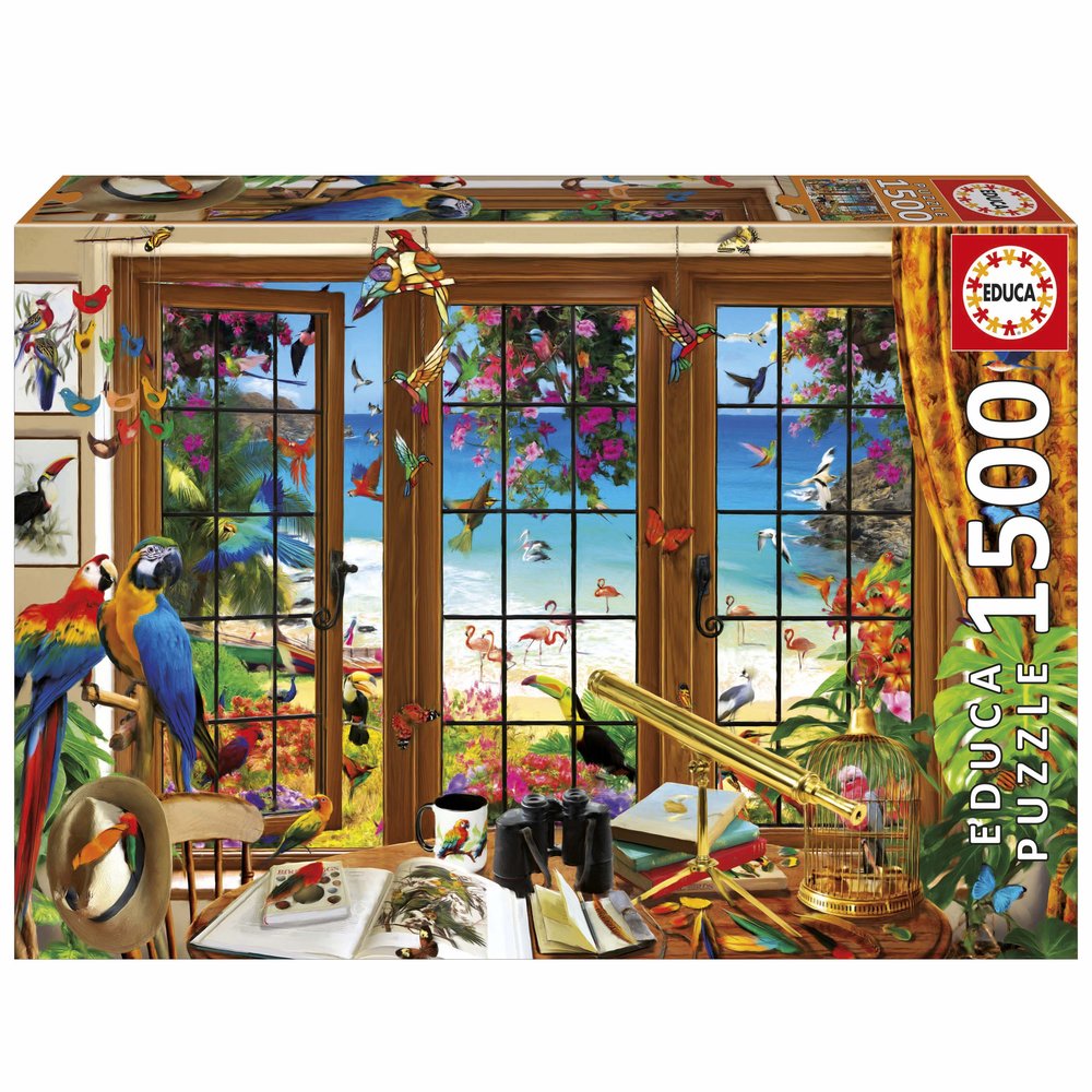 Puzle 1500 Ventana del Observador de Aves Educa-Borras Imagen principal del producto