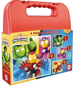 Puzzle progresivo Iron Man Educa Borras para niños