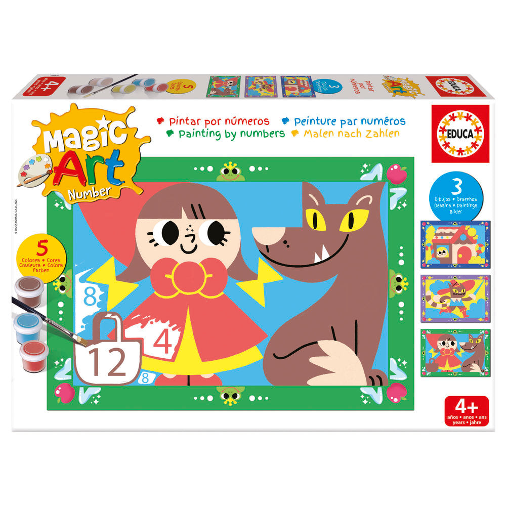 Magic Art Number Art +4 Cuentos Clásicos Educa Borras