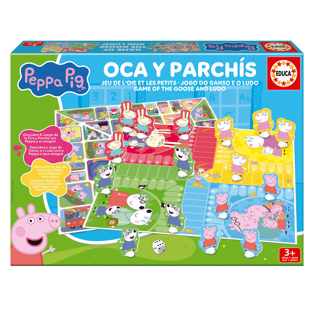 Juego Peppa Pig Parchis y Oca Educa Borras Imagen principal del producto