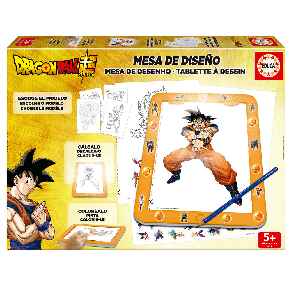 Juego Mesa de Diseño Dragon Ball Educa-Borras