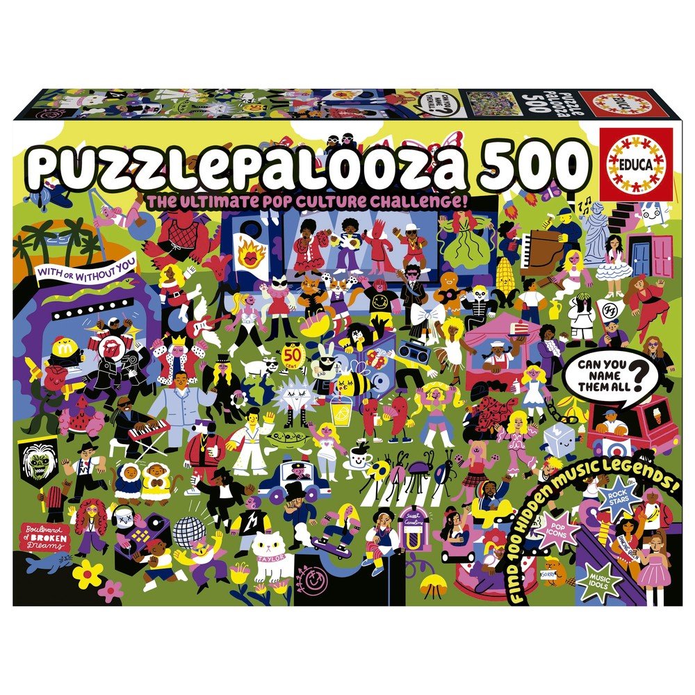 Puzzle 500 Piezas Puzzlepalooza EDUCA BORRAS
