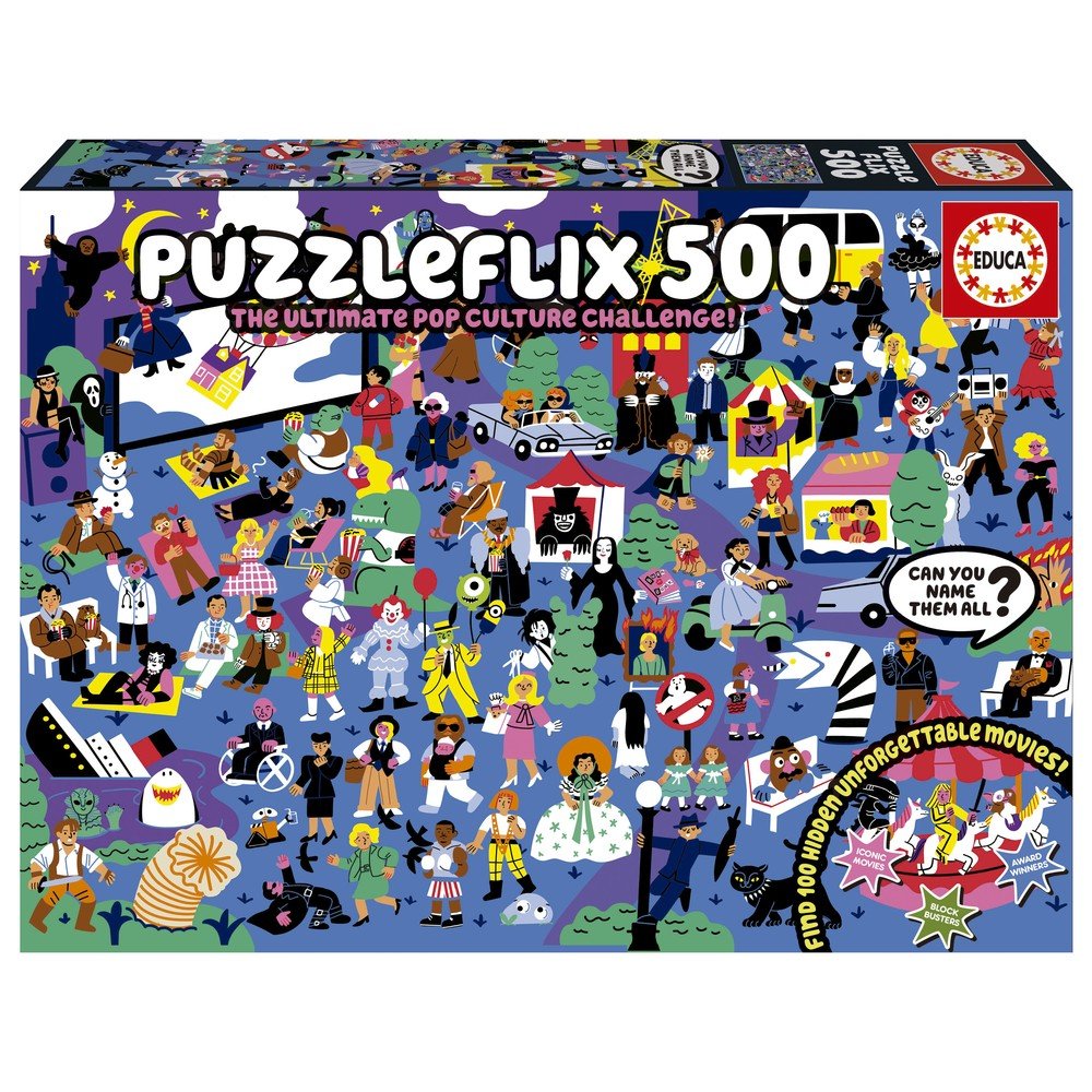 Puzzle 500 Puzzleflix Educa-Borras