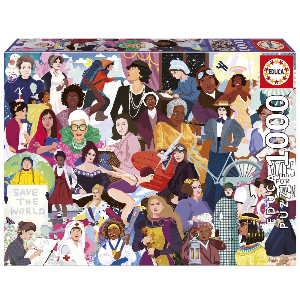 Puzzle 1000 Piezas Mujeres Icónicas Educa Borras