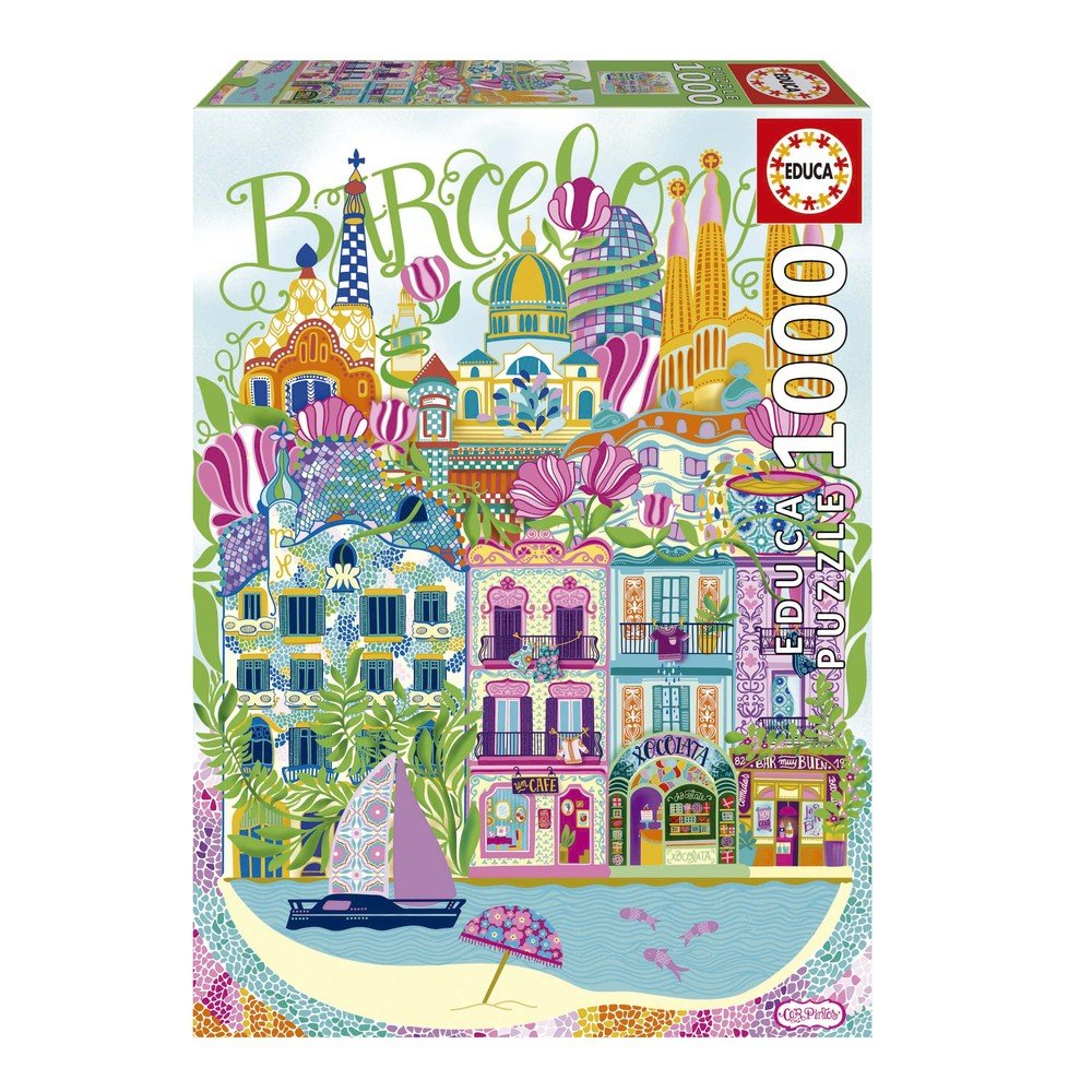 Puzzle 1000 Barcelona Educa-Borras - Rompecabezas para todas las edades