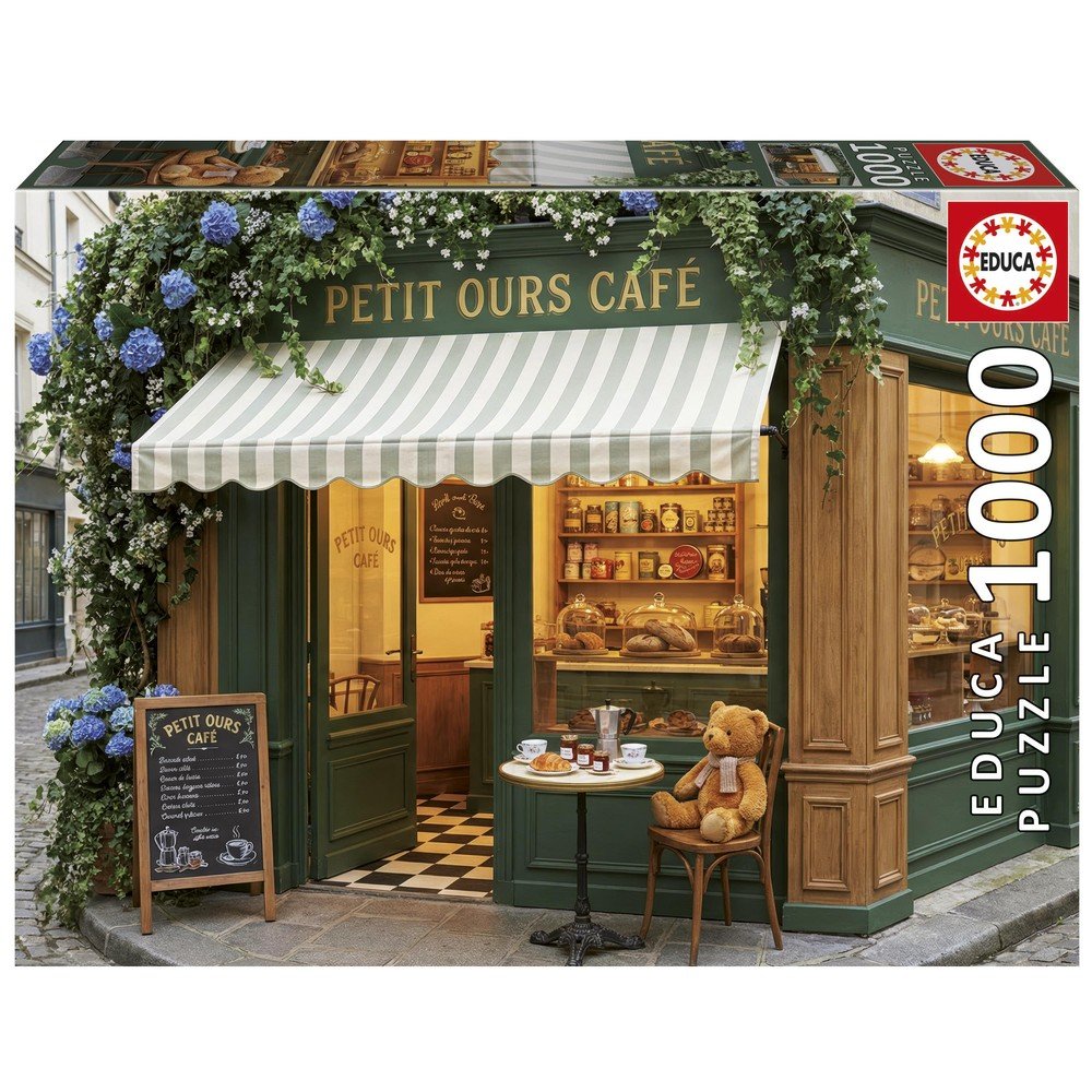 Puzzle 1000 El Café del Osito Educa-Borras