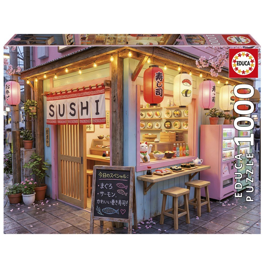 Puzzle 1000 Kawaii Sushi Educa-Borras Imagen principal del producto