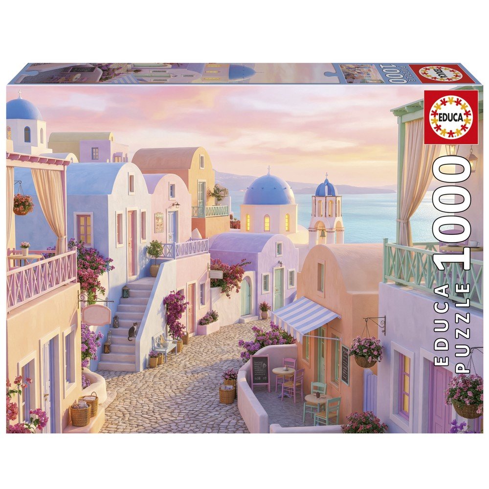 Puzzle 1000 Piezas Santorini de Ensueño EDUCA BORRAS