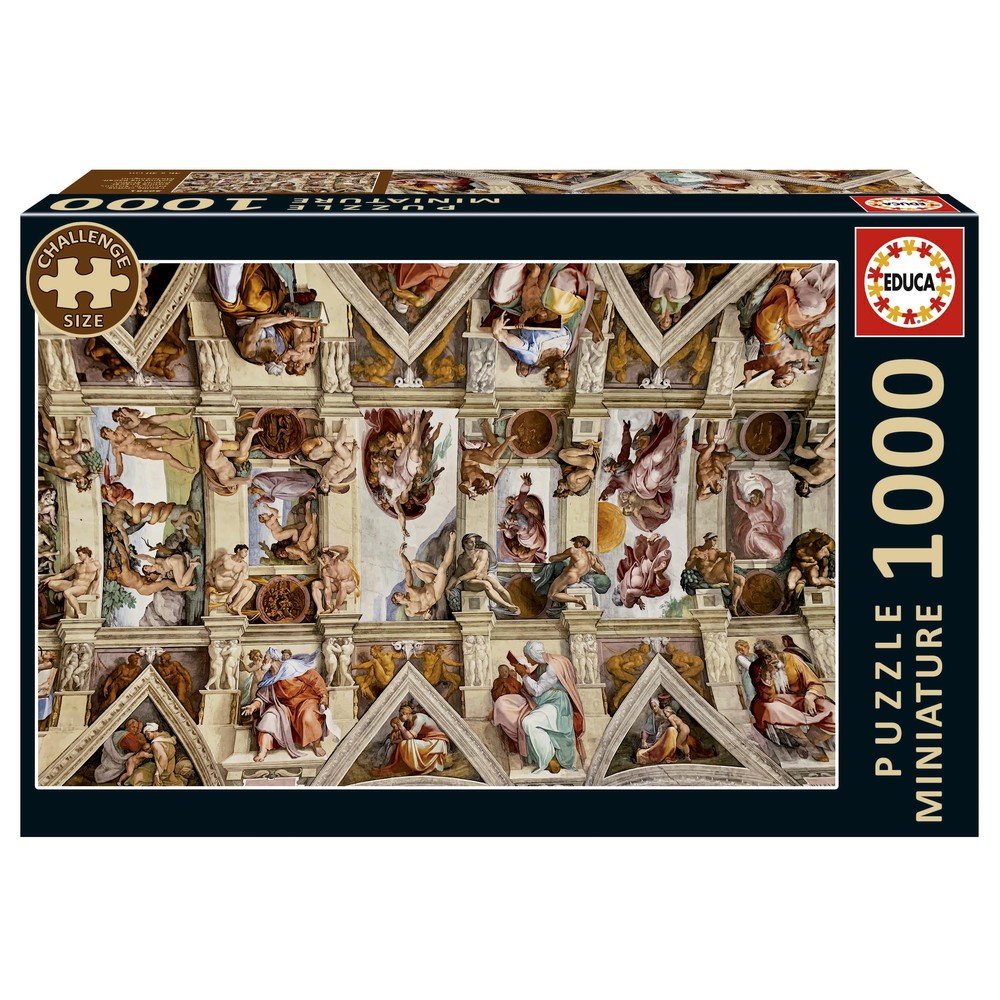 Puzzle 1000 Capilla Sixtina Minature Educa-Borras Imagen principal del producto