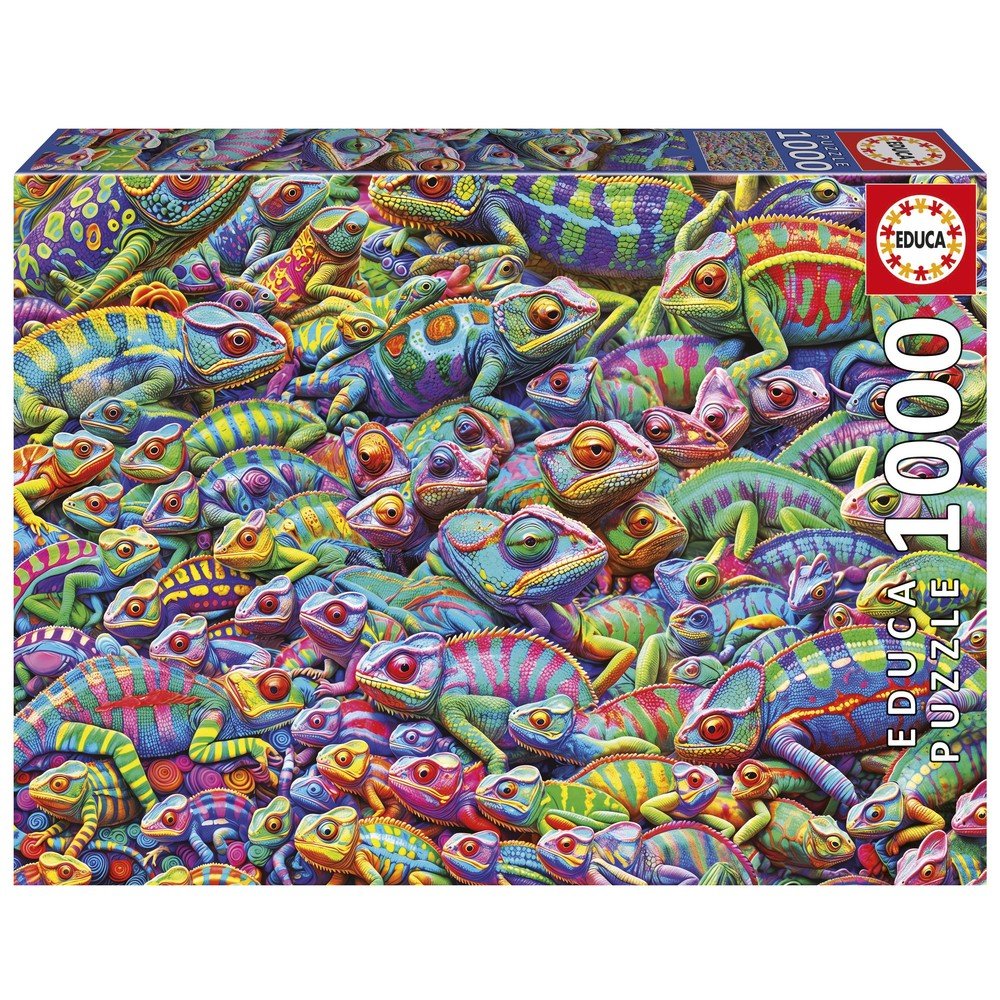 Puzzle 1000 Piezas Caos Camaleónico Educa Borras