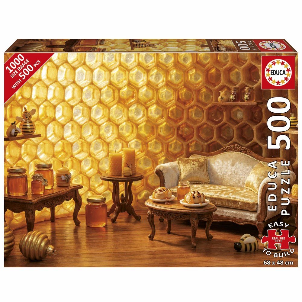 Puzzle 500 Piezas Plus Dulce Hogar de Miel EDUCA BORRAS