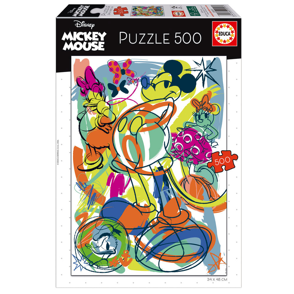 Puzzle 500 Piezas Mickey & Friends Educa Borras