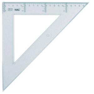 ESCUADRA GRADUADA 30CM TRANSPARENTE CAJA 20 UDS | 20 UNIDADES | (SAFTA BASICO) Imagen principal del producto