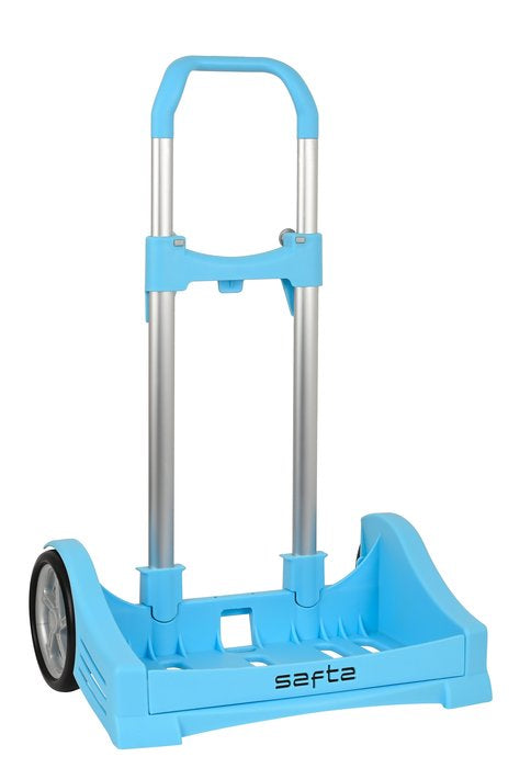 Carro Portamochilas Plegable Evolution Celeste SAFTA