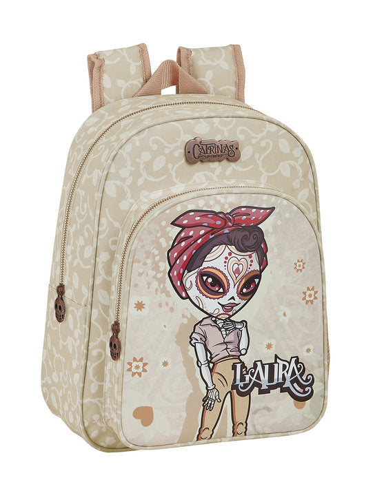 Mochila infantil Ad. Carro Catrinas Laura Safta Imagen principal del producto