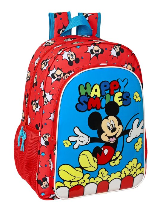 Mochila Adaptable a Carro Mickey Mouse Happy Smiles SAFTA Imagen principal del producto