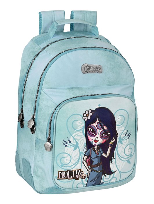 Mochila doble con cantoneras adaptable a carro Catrinas Claire, Noelia y Lila SAFTA