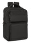 MOCHILA 2 BOLSILLOS PORTATIL 15,6''+USB BUSINESS BLACK | SAFTA BUSINESS